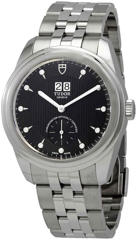 Tudor Glamour Double Date Automatic Black Dial Men's 42 mm 